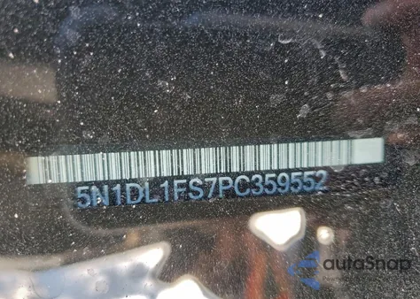 2023 Infiniti Qx60 Luxe z USA, uszkodzony, nr VIN 5N1DL1FS7PC359552